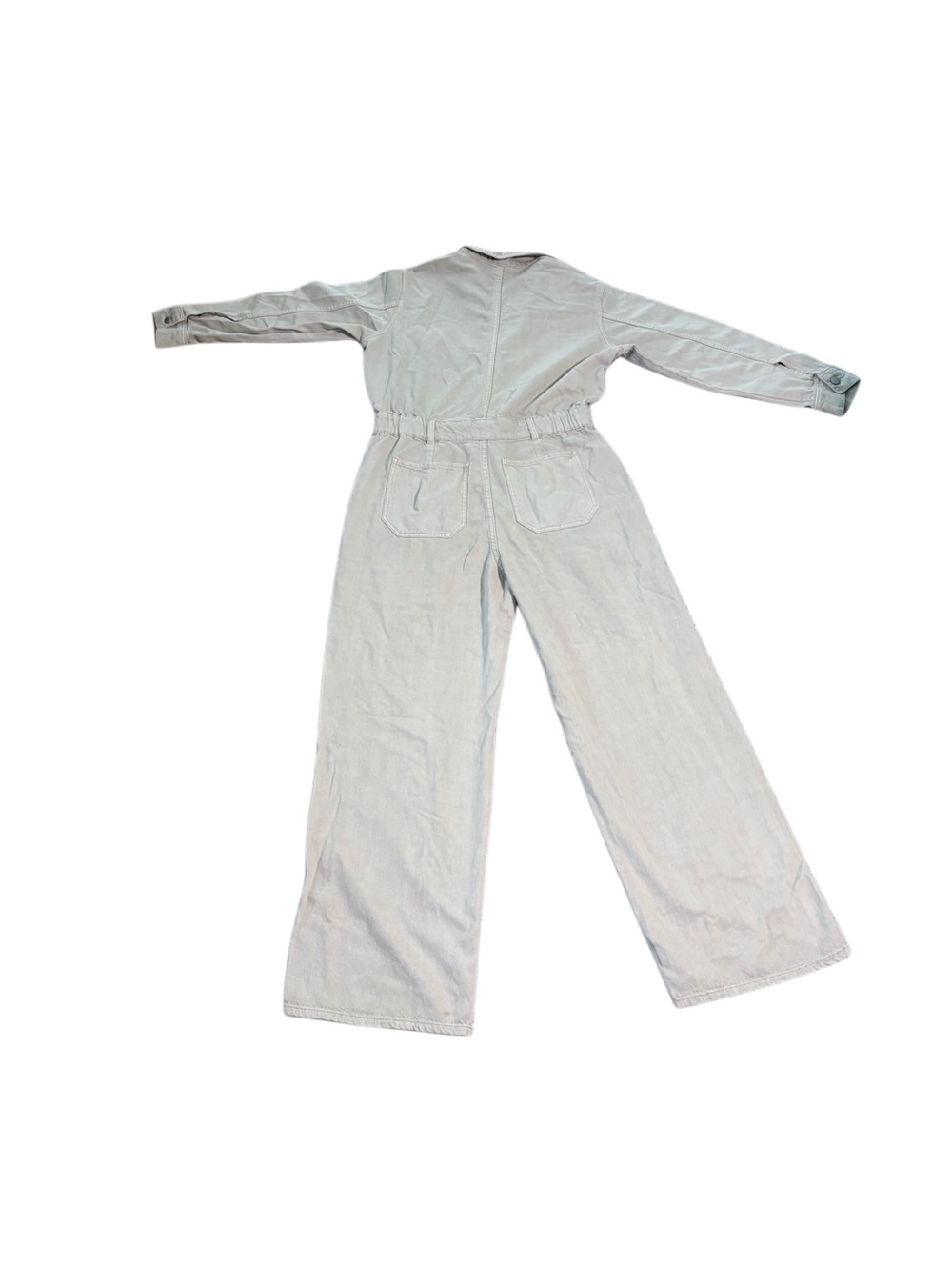 NWT Universal Thread Mushroom Gray Denim Utility Jumpsuit Size 12 Reg - Picture 8 of 14